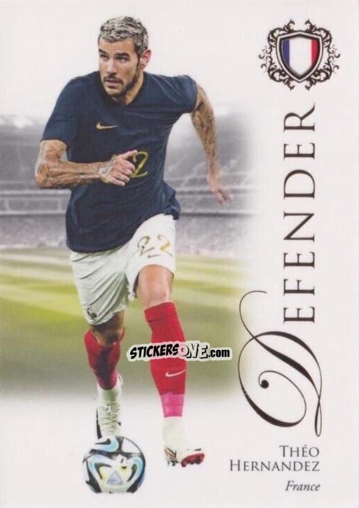 Figurina Theo Hernandez - World Football UNIQUE 2023-2024
 n. 16 - Futera
