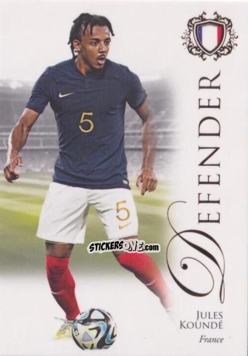 Sticker Jules Koundé - World Football UNIQUE 2023-2024
 n. 18 - Futera