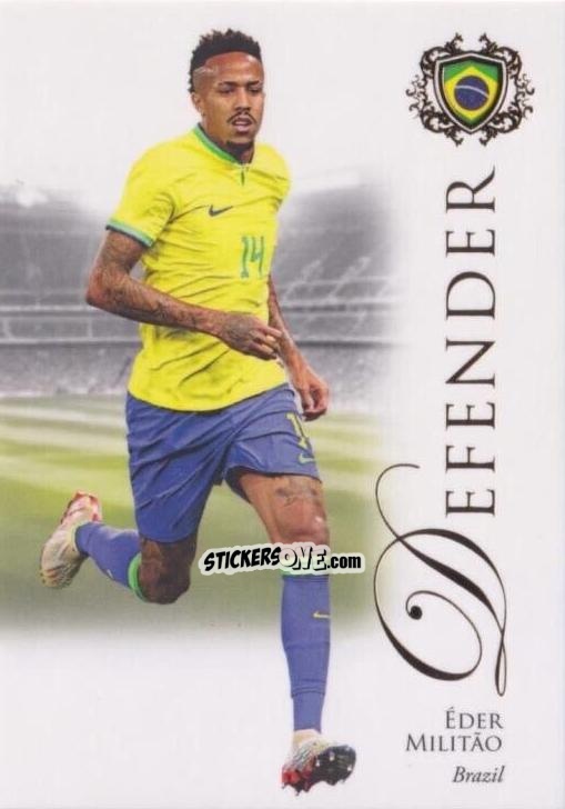 Figurina Eder Militão - World Football UNIQUE 2023-2024
 n. 21 - Futera