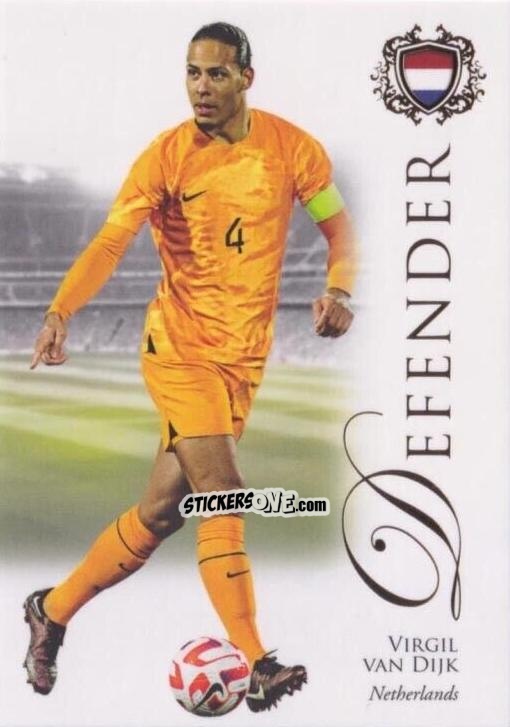 Figurina Virgil van Dijk - World Football UNIQUE 2023-2024
 n. 30 - Futera