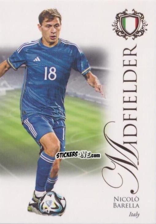 Figurina Nicolò Barella - World Football UNIQUE 2023-2024
 n. 31 - Futera