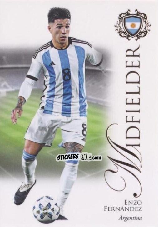 Sticker Enzo Fernández - World Football UNIQUE 2023-2024
 n. 38 - Futera