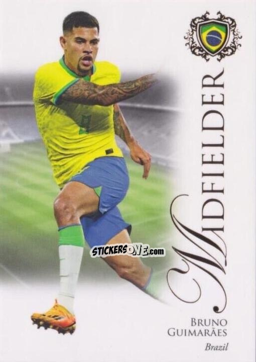 Sticker Bruno Guimarães - World Football UNIQUE 2023-2024
 n. 42 - Futera