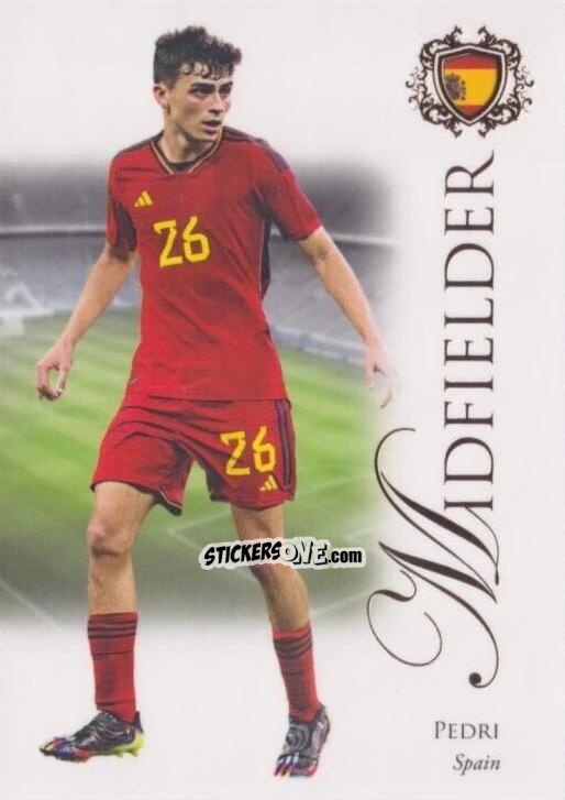Sticker Pedri - World Football UNIQUE 2023-2024
 n. 51 - Futera