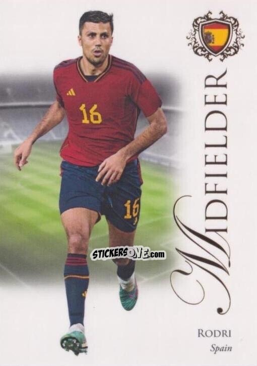 Figurina Rodri - World Football UNIQUE 2023-2024
 n. 53 - Futera