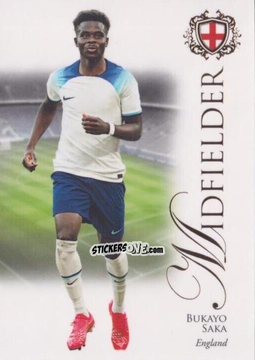 Figurina Bukayo Saka - World Football UNIQUE 2023-2024
 n. 54 - Futera