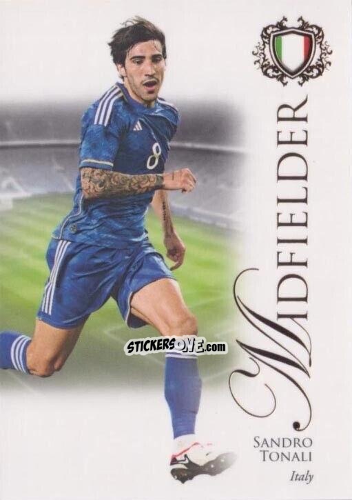 Sticker Sandro Tonali - World Football UNIQUE 2023-2024
 n. 58 - Futera