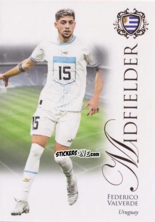 Sticker Federico Valverde - World Football UNIQUE 2023-2024
 n. 60 - Futera