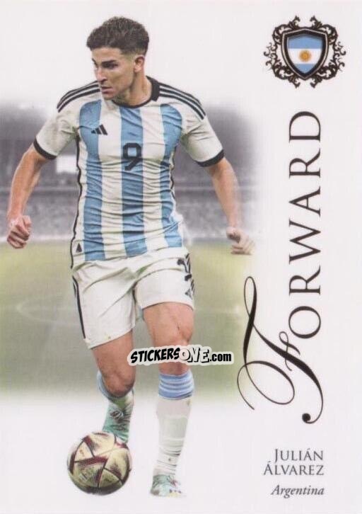 Cromo Julián Álvarez - World Football UNIQUE 2023-2024
 n. 61 - Futera