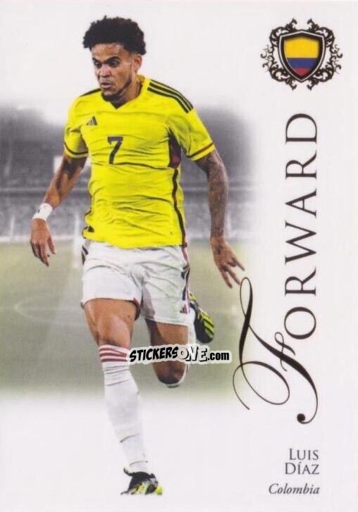 Cromo Luis Díaz - World Football UNIQUE 2023-2024
 n. 64 - Futera