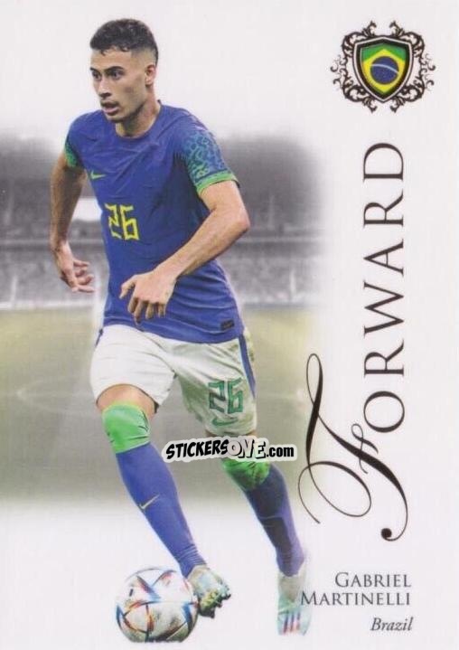 Sticker Gabriel Martinelli - World Football UNIQUE 2023-2024
 n. 78 - Futera