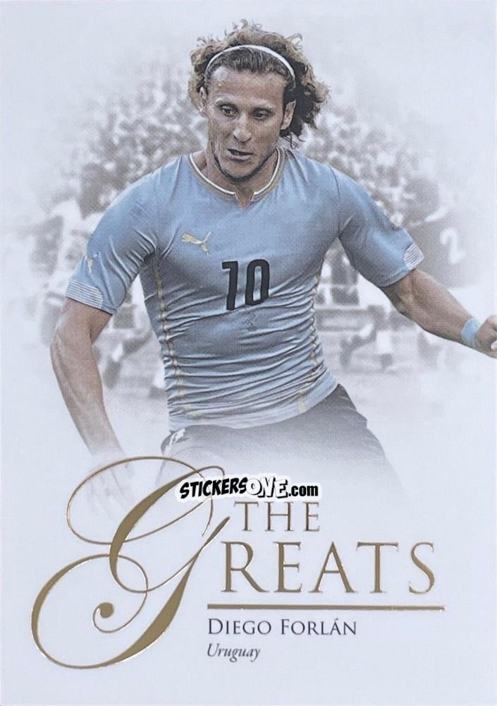 Figurina Diego Forlán - World Football UNIQUE 2023-2024
 n. 110 - Futera