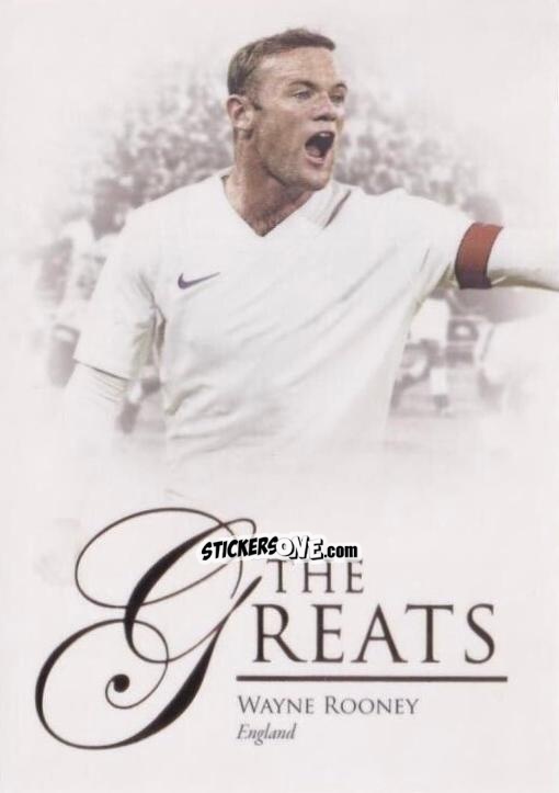 Figurina Wayne Rooney - World Football UNIQUE 2023-2024
 n. 118 - Futera