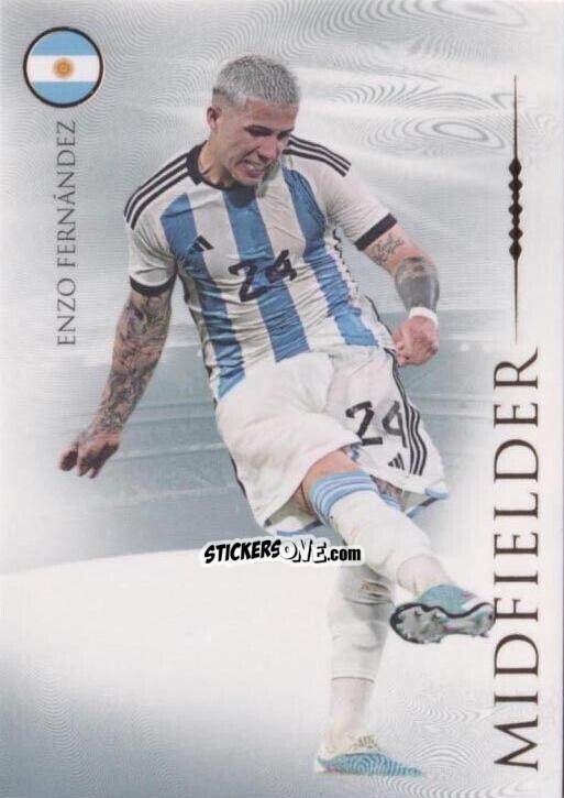 Sticker Enzo Fernández - UNIQUE Nostalgia 2024
 n. 38 - Futera