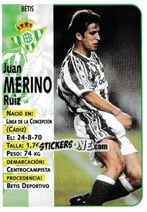 Figurina Merino - Liga Spagnola 1998-1999 n. 150 - Panini