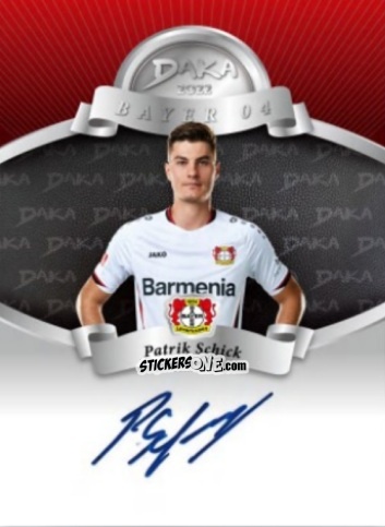 Sticker Patrik Schick - Bayer 04 Leverkusen 2021-2022
 n. AU-SVB10 - DAKA