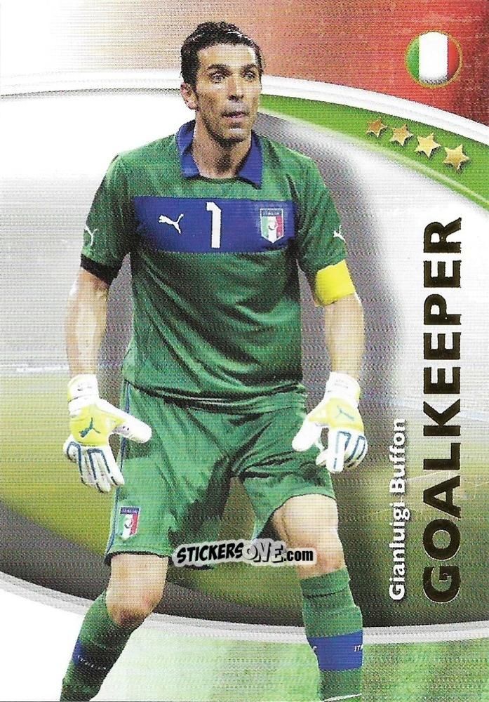 Figurina Gianluigi Buffon - World Football Online 2014. Series 1 n. 4 - Futera