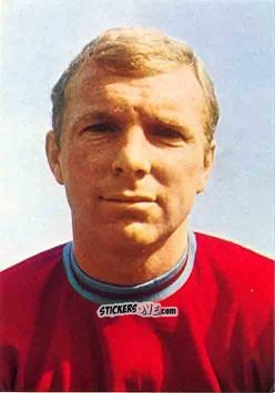 Figurina Bobby Moore - Grosse Stars Des Runden Leders 1970 n. 5 - Poly Verlag