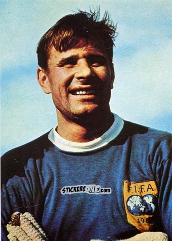 Sticker Lev Yashin - Grosse Stars Des Runden Leders 1970 n. 35 - Poly Verlag