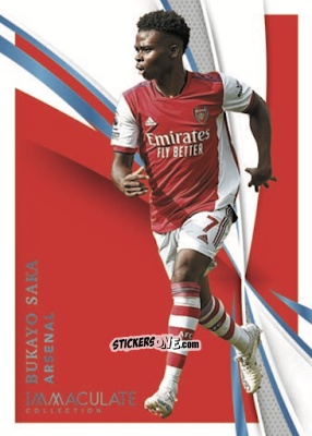 Figurina Bukayo Saka - Immaculate Soccer 2021
 n. 101 - Panini