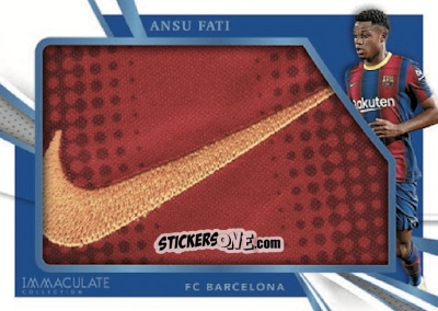 Sticker Ansu Fati - Immaculate Soccer 2021
 n. BL-4 - Panini