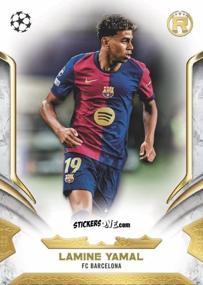Figurina Lamine Yamal - Reverence UEFA Club Competitions 2024-2025
 n. 35 - Topps