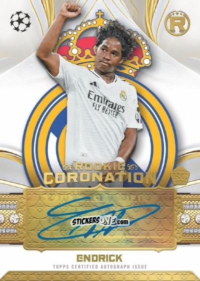 Figurina Endrick - Reverence UEFA Club Competitions 2024-2025
 n. RCA-E - Topps