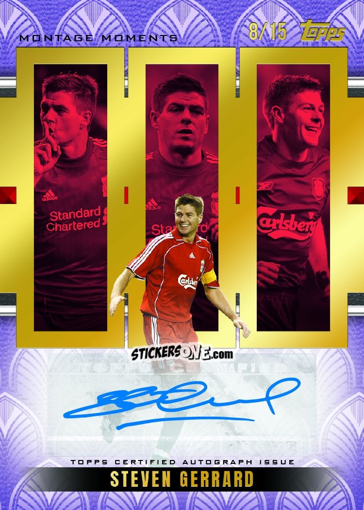 Cromo Steven Gerrard - Palatial Liverpool FC 2024-2025
 n. MM-SG - Topps