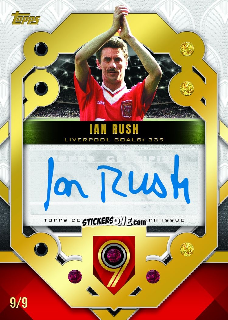 Figurina Ian Rush - Palatial Liverpool FC 2024-2025
 n. NN-IR - Topps