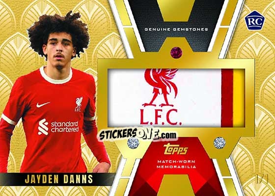 Figurina Jayden Danns - Palatial Liverpool FC 2024-2025
 n. TW-JD - Topps