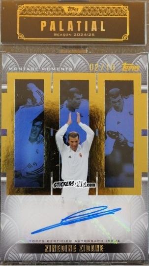 Figurina Zinedine Zidane - Palatial Real Madrid 2024-2025
 n. MA-ZZ - Topps