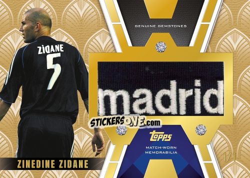 Figurina Zinedine Zidane - Palatial Real Madrid 2024-2025
 n. RM-ZZ - Topps
