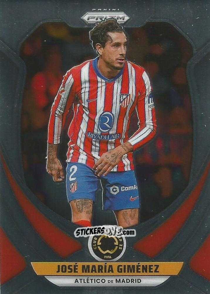 Cromo  Jose Maria Gimenez  - Fifa Club World Cup 2025. Prizm n. 24 - Panini