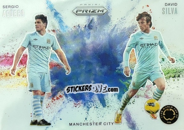 Figurina David Silva/sergio Aguero - Fifa Club World Cup 2025. Prizm n. CBD7 - Panini