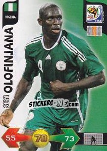 Figurina Seyi Olofinjana - FIFA World Cup South Africa 2010. Adrenalyn XL n. 266 - Panini
