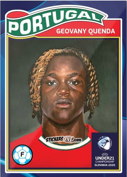 Cromo Geovany Quenda - Living Set Soccer Uefa Euro U-21 2025 n. 8 - Topps