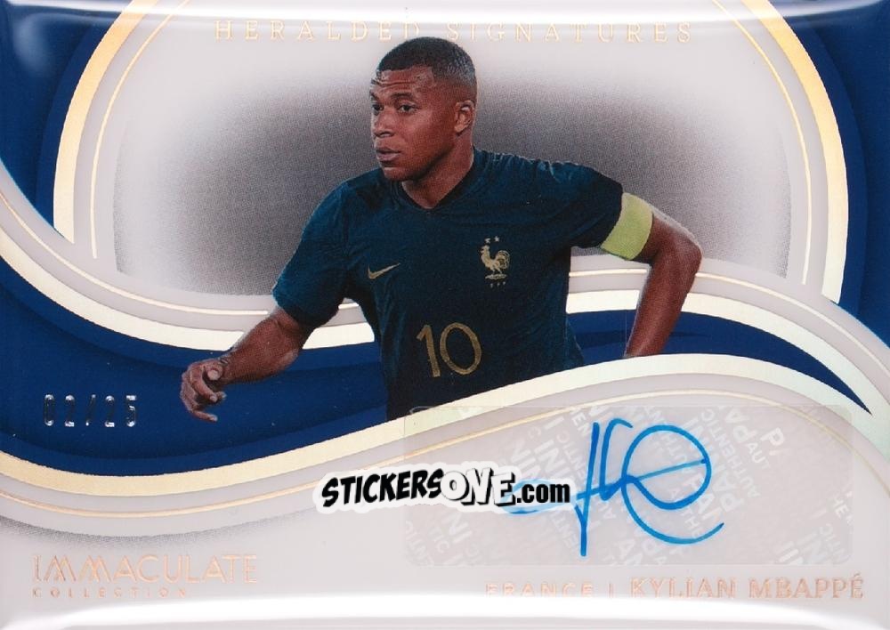 Cromo Kylian Mbappe - Immaculate Soccer 2023-2024 n. HS-KM - Panini