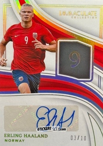 Cromo Erling Haaland - Immaculate Soccer 2023-2024 n. IN-EH - Panini