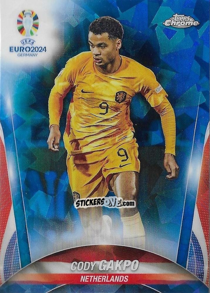 Cromo Cody Gakpo - Chrome UEFA Euro 2024 Sapphire Edition
 n. 68 - Topps