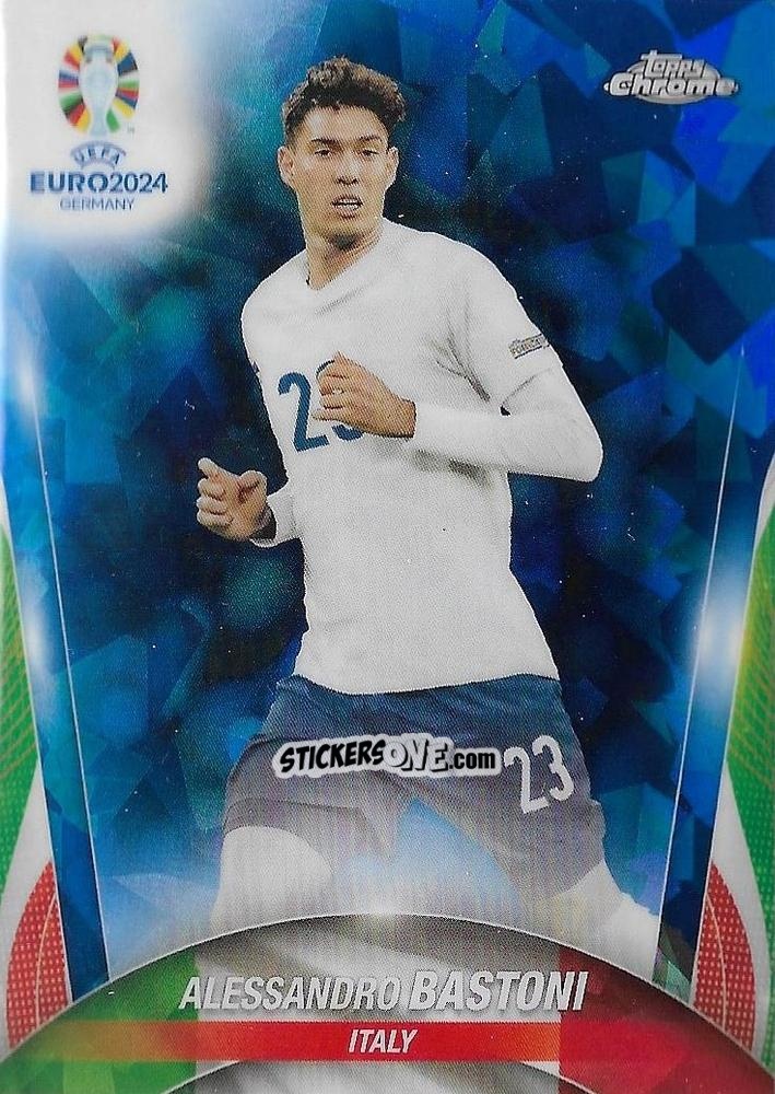Sticker Alessandro Bastoni - Chrome UEFA Euro 2024 Sapphire Edition
 n. 106 - Topps
