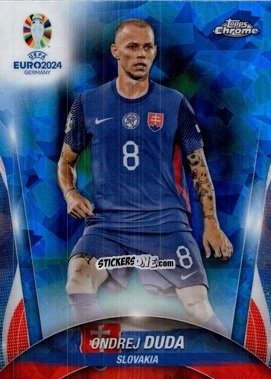 Sticker Ondrej Duda - Chrome UEFA Euro 2024 Sapphire Edition
 n. 59 - Topps