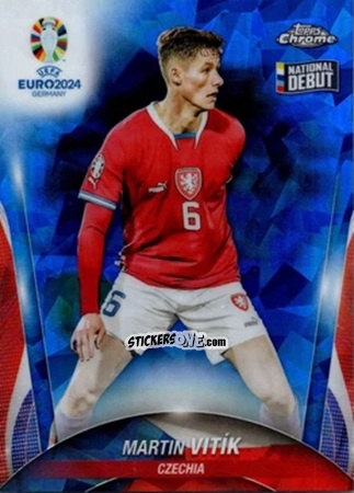 Sticker Martin Vitík - Chrome UEFA Euro 2024 Sapphire Edition
 n. 108 - Topps