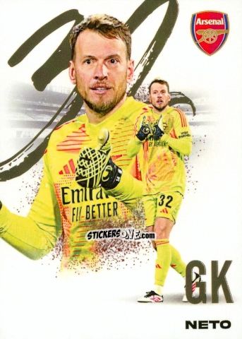 Figurina Neto - Arsenal FX 2024-2025
 n. AFXB02 - Futera