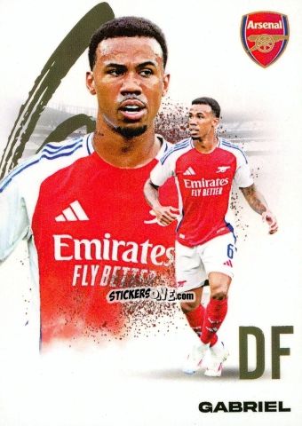 Sticker Gabriel - Arsenal FX 2024-2025
 n. AFXB05 - Futera