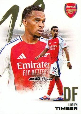 Cromo Jurrien Timber - Arsenal FX 2024-2025
 n. AFXB06 - Futera
