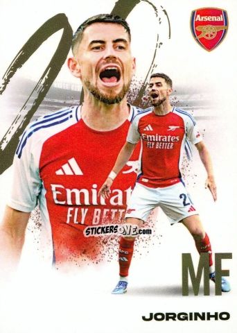 Figurina Jorginho - Arsenal FX 2024-2025
 n. AFXB15 - Futera