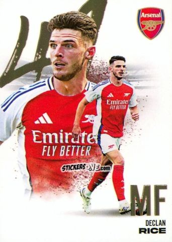 Cromo Declan Rice - Arsenal FX 2024-2025
 n. AFXB17 - Futera