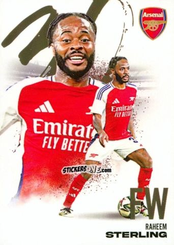 Cromo Raheem Sterling - Arsenal FX 2024-2025
 n. AFXB24 - Futera