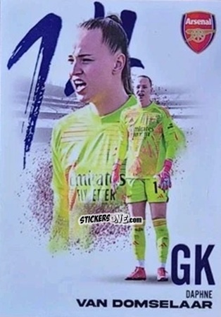 Figurina Daphne van Domselaar - Arsenal FX 2024-2025
 n. AFXB25 - Futera