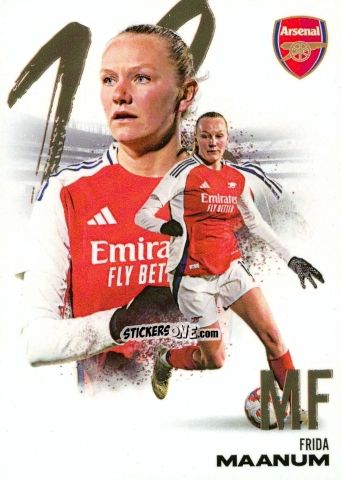 Cromo Frida Maanum - Arsenal FX 2024-2025
 n. AFXB32 - Futera